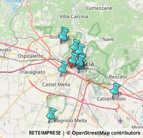 Mappa Via Firenze, 25125 Brescia BS, Italia (4.44909)