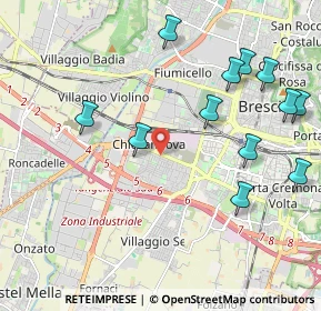 Mappa Via Firenze, 25125 Brescia BS, Italia (2.33833)