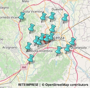Mappa Via Battisti Cesare, 36051 Creazzo VI, Italia (5.87063)