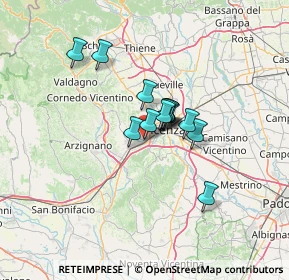 Mappa Via Battisti Cesare, 36051 Creazzo VI, Italia (8.40846)