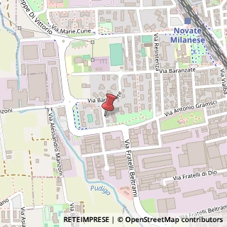 Mappa Via Filippo Turati, 15, 20026 Baranzate, Milano (Lombardia)