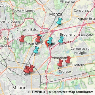 Mappa Via Madonna del Bosco, 20099 Sesto San Giovanni MI, Italia (3.83)
