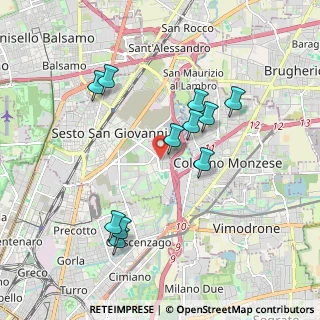 Mappa Via Madonna del Bosco, 20099 Sesto San Giovanni MI, Italia (1.81091)