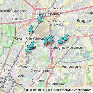 Mappa Via Madonna del Bosco, 20099 Sesto San Giovanni MI, Italia (1.40727)