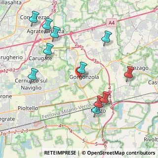 Mappa Via Antonio Pacinotti, 20064 Gorgonzola MI, Italia (4.58455)