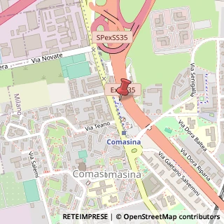 Mappa Via Comasina, 20161 Milano, Milano (Lombardia)