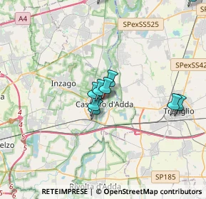 Mappa Via Febo Borromeo, 20062 Cassano d'Adda MI, Italia (3.84091)