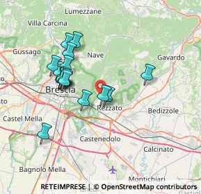 Mappa Via Caduti Piazza Loggia, 25082 Botticino BS, Italia (6.45235)