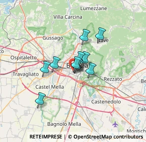 Mappa Via Caleppe, 25125 Brescia BS, Italia (3.98818)
