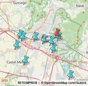 Mappa Via Caleppe, 25125 Brescia BS, Italia (3.34273)