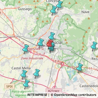 Mappa Via Caleppe, 25125 Brescia BS, Italia (4.38)