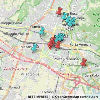 Mappa Via Caleppe, 25125 Brescia BS, Italia (1.61714)