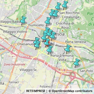 Mappa Via Caleppe, 25125 Brescia BS, Italia (1.72353)