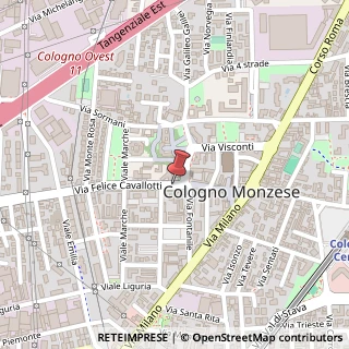 Mappa Piazza Castello,  8, 20093 Cologno Monzese, Milano (Lombardia)