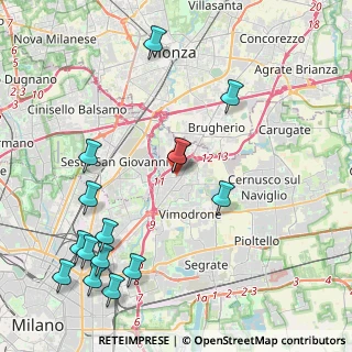 Mappa Piazza Castello, 20093 Cologno Monzese MI, Italia (5.02467)