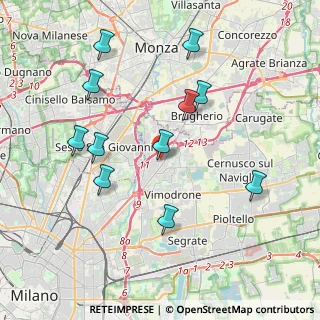 Mappa Piazza Castello, 20093 Cologno Monzese MI, Italia (4.00182)