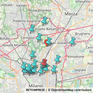 Mappa Viale Sarca, 20099 Milano MI, Italia (4.63105)