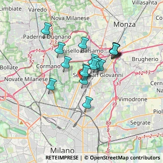 Mappa Viale Sarca, 20099 Milano MI, Italia (2.69778)