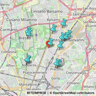 Mappa Viale Sarca, 20099 Milano MI, Italia (1.71769)