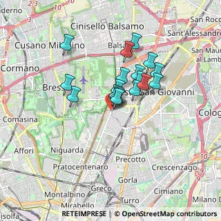 Mappa Viale Sarca, 20099 Milano MI, Italia (1.25944)
