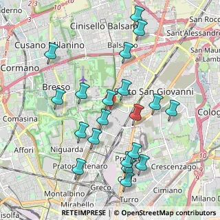 Mappa Viale Sarca, 20099 Milano MI, Italia (2.0655)