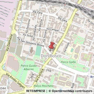 Mappa Via San Giovanni Bosco, 6, 25125 Brescia, Brescia (Lombardia)
