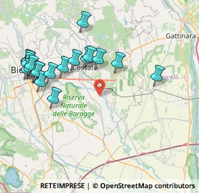Mappa Strada Vicinale Piccone, 13836 Cossato BI (8.935)