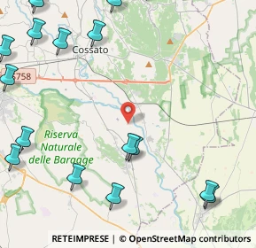 Mappa Strada Vicinale Piccone, 13836 Cossato BI (6.7535)