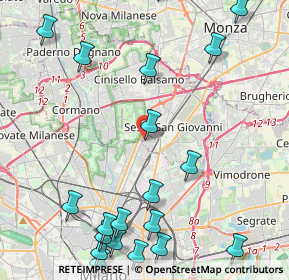 Mappa Via Sesto S. Giovanni, 20099 Sesto San Giovanni MI, Italia (5.8145)