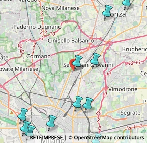 Mappa Via Sesto S. Giovanni, 20099 Sesto San Giovanni MI, Italia (6.19583)