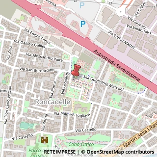 Mappa Via Guglielmo Marconi, 38, 25030 Roncadelle, Brescia (Lombardia)