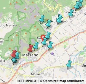 Mappa Via Galileo Galilei, 25080 Nuvolera BS, Italia (2.39778)