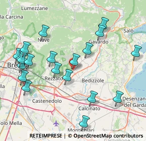 Mappa Via Galileo Galilei, 25080 Nuvolera BS, Italia (9.0785)