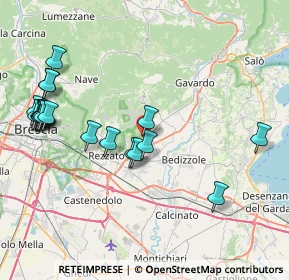 Mappa Via Galileo Galilei, 25080 Nuvolera BS, Italia (9.166)