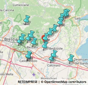 Mappa Via Galileo Galilei, 25080 Nuvolera BS, Italia (7.01789)