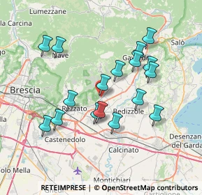 Mappa Via Galileo Galilei, 25080 Nuvolera BS, Italia (6.86647)