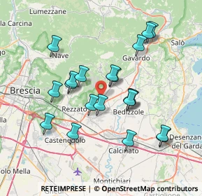Mappa Via Galileo Galilei, 25080 Nuvolera BS, Italia (6.836)