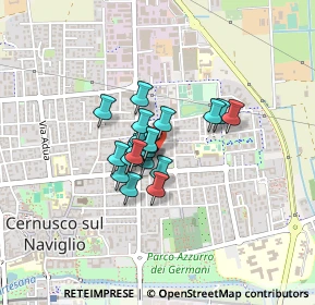 Mappa Via Vittorio Veneto, 20063 Cernusco sul Naviglio MI, Italia (0.246)