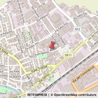 Mappa Via Cesare Battisti, 59, 36051 Creazzo, Vicenza (Veneto)