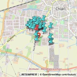 Mappa Via Rudiano, 25032 Chiari BS, Italia (0.31)