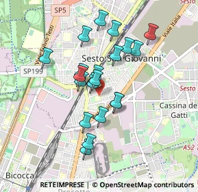 Mappa Via Maestri del Lavoro, 20099 Sesto San Giovanni MI, Italia (0.754)