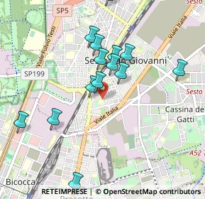 Mappa Via Maestri del Lavoro, 20099 Sesto San Giovanni MI, Italia (0.92357)