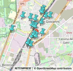 Mappa Via Maestri del Lavoro, 20099 Sesto San Giovanni MI, Italia (0.7315)