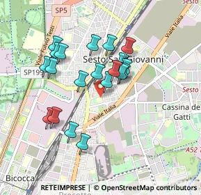 Mappa Via Maestri del Lavoro, 20099 Sesto San Giovanni MI, Italia (0.7855)