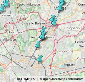 Mappa Via Maestri del Lavoro, 20099 Sesto San Giovanni MI, Italia (5.22111)