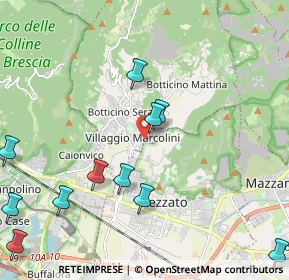 Mappa Via di Vittorio, 25082 Botticino BS, Italia (2.59182)