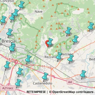 Mappa Via di Vittorio, 25082 Botticino BS, Italia (6.672)
