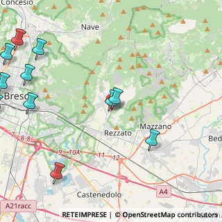 Mappa Via di Vittorio, 25082 Botticino BS, Italia (6.37667)