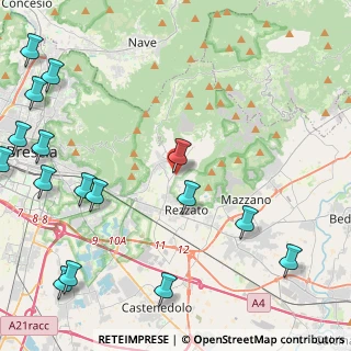 Mappa Via di Vittorio, 25082 Botticino BS, Italia (6.29688)
