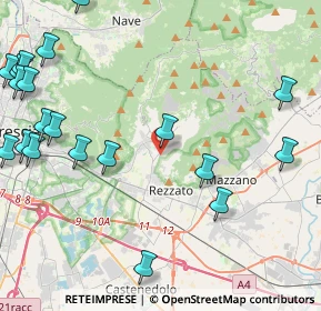 Mappa Via di Vittorio, 25082 Botticino BS, Italia (5.8925)